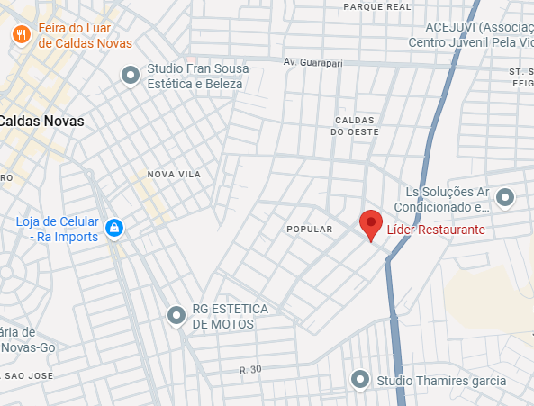 localização - líder restaurante